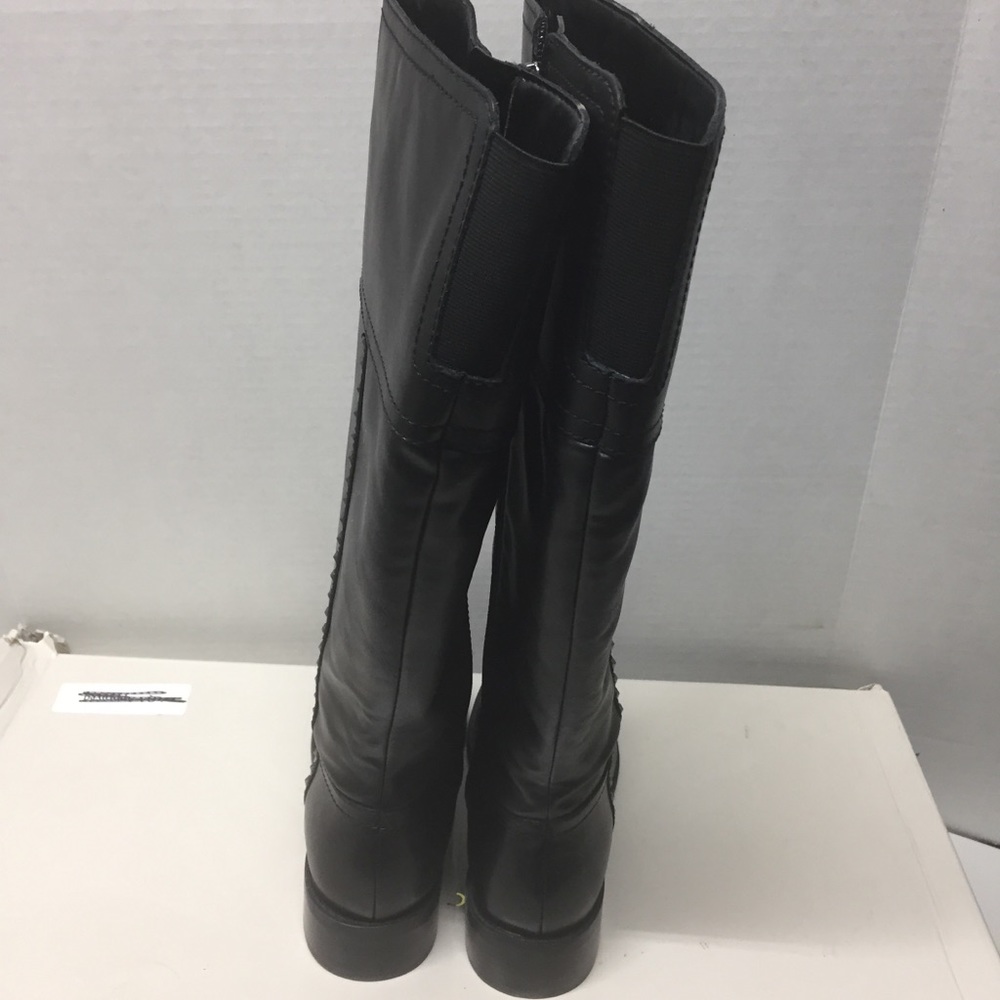 NIB Marc Fisher Galaya black leather tall Boot 5 - Picture 8 of 11